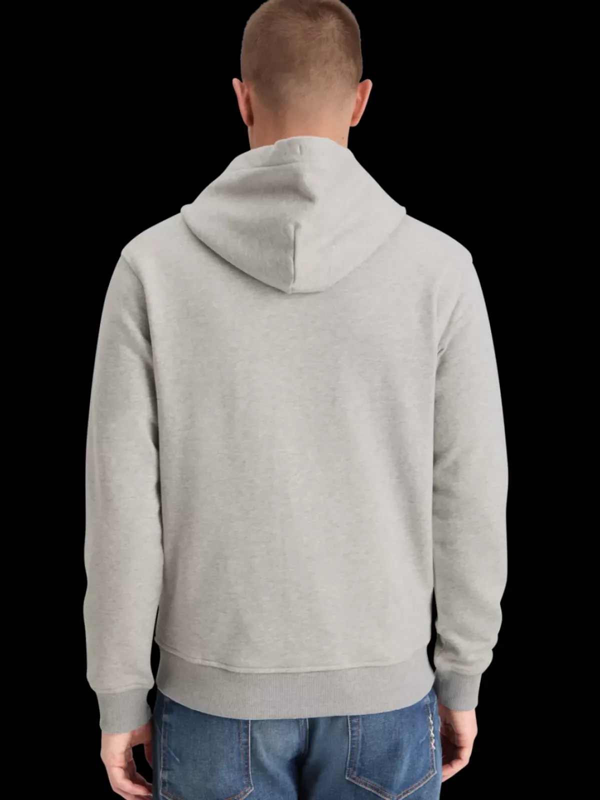 Fashion LOGO BADGE ZIP-THROUGH HOODIE Sweatshirts & Hoodies