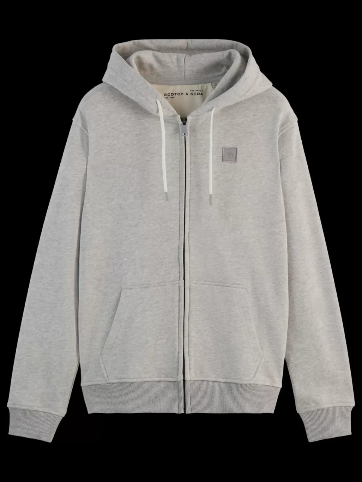Fashion LOGO BADGE ZIP-THROUGH HOODIE Sweatshirts & Hoodies