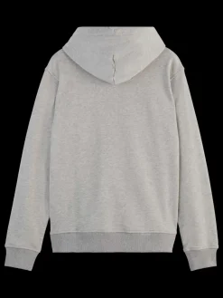 Fashion LOGO BADGE ZIP-THROUGH HOODIE Sweatshirts & Hoodies