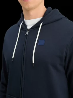 Fashion LOGO BADGE ZIP-THROUGH HOODIE Sweatshirts & Hoodies