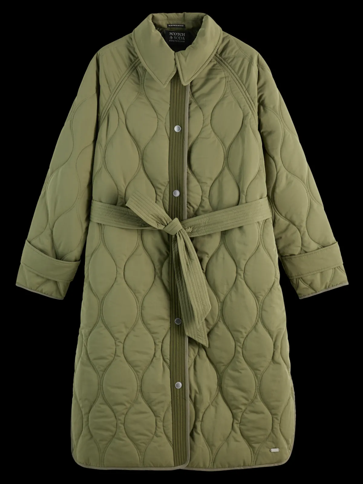 Online LONG QUILTED COAT Women Jackets & Coats