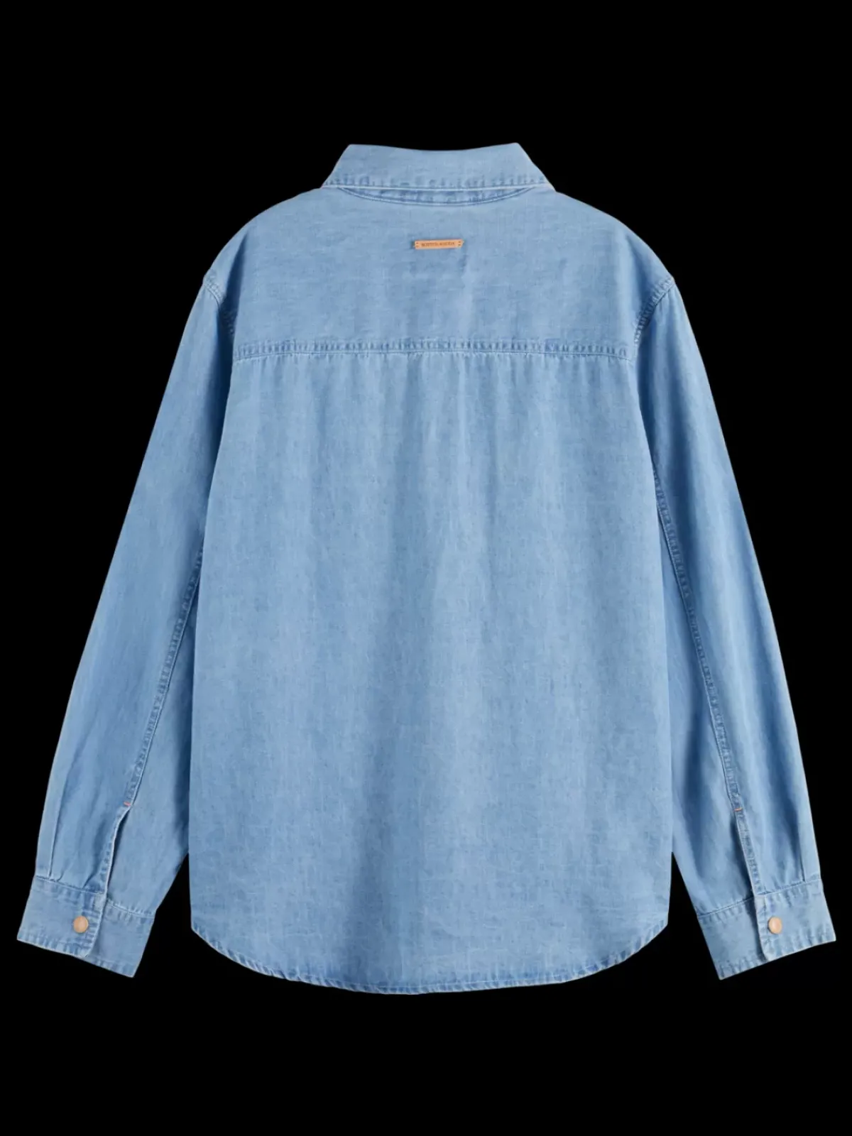 Online LONG SLEEVE SHIRT WITH ONE POCKET - WASHED INDIGO Women Tops & T-shirts