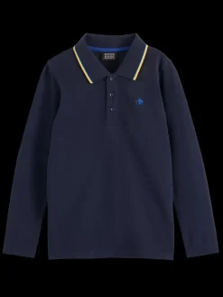 Sale LONG-SLEEVED POLO WITH TIPPING Kids/BOY Polo's