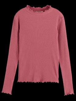 New LONG-SLEEVED RIBBED T-SHIRT Kids T-shirts & Tops