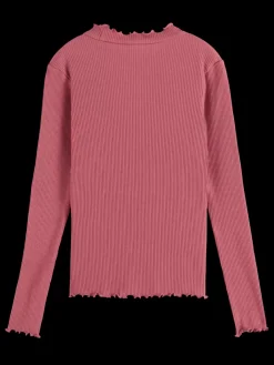 New LONG-SLEEVED RIBBED T-SHIRT Kids T-shirts & Tops