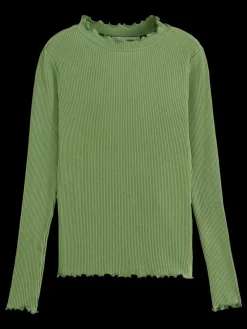 New LONG-SLEEVED RIBBED T-SHIRT Kids T-shirts & Tops