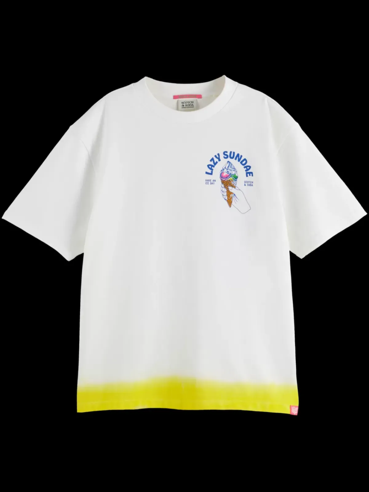 Fashion LOOSE FIT DIP DYE T-SHIRT Women Tops & T-shirts