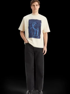 Online Loose fit front printed artwork t-shirt T-shirts & Polo Shirts