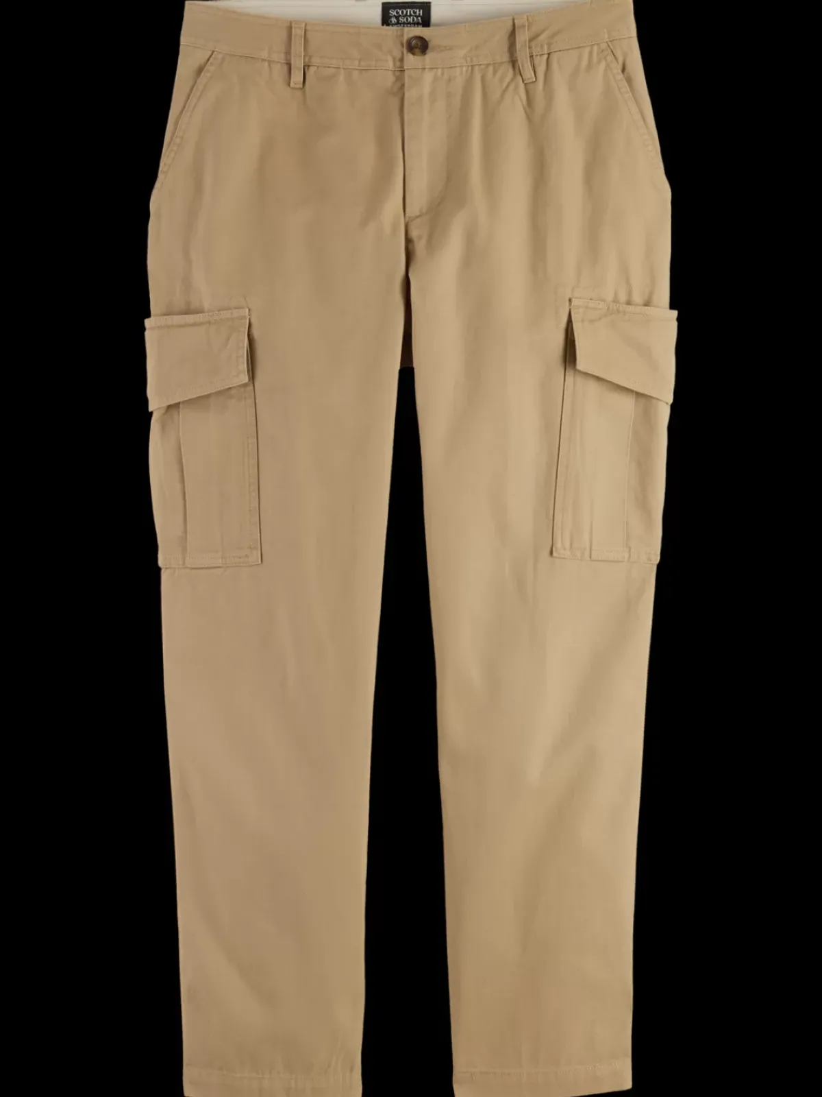Discount Loose tapered cotton-twill cargo pant Pants