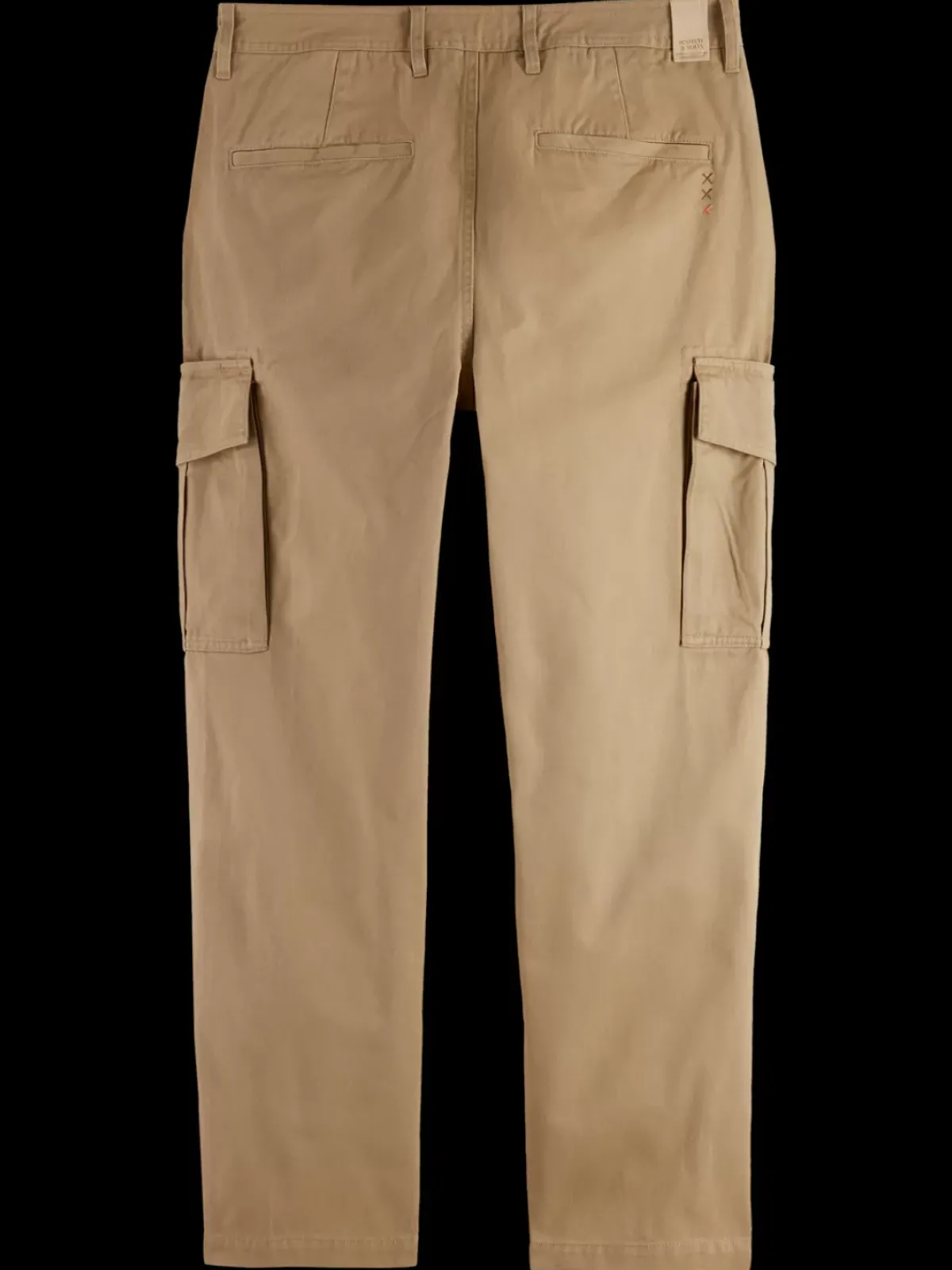 Discount Loose tapered cotton-twill cargo pant Pants