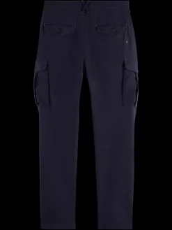 Clearance LOOSE TAPERED PLEATED COTTON/TENCEL CARGO Pants