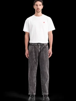 Sale LOOSE TAPERED PLEATED WASHED CORDUROY CHINO Pants