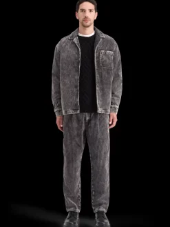 Sale LOOSE TAPERED PLEATED WASHED CORDUROY CHINO Pants