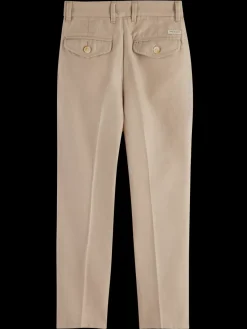 New Loose-tapered-fit - cotton linen twill jogger Kids/BOY Pants