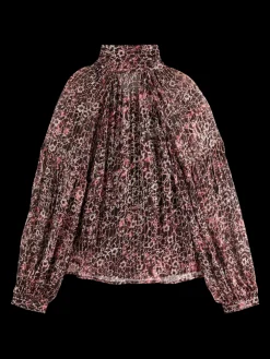 Best LUREX TOP WITH BOW NECK Women Blouses & Shirts