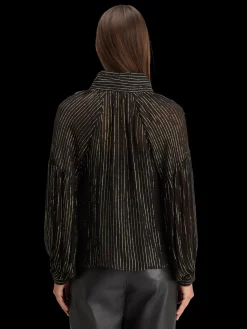 Best LUREX TOP WITH BOW NECK Women Blouses & Shirts