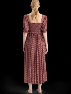 Hot MAXI DRESS WITH SMOCK Women Dresses & Jumpsuits