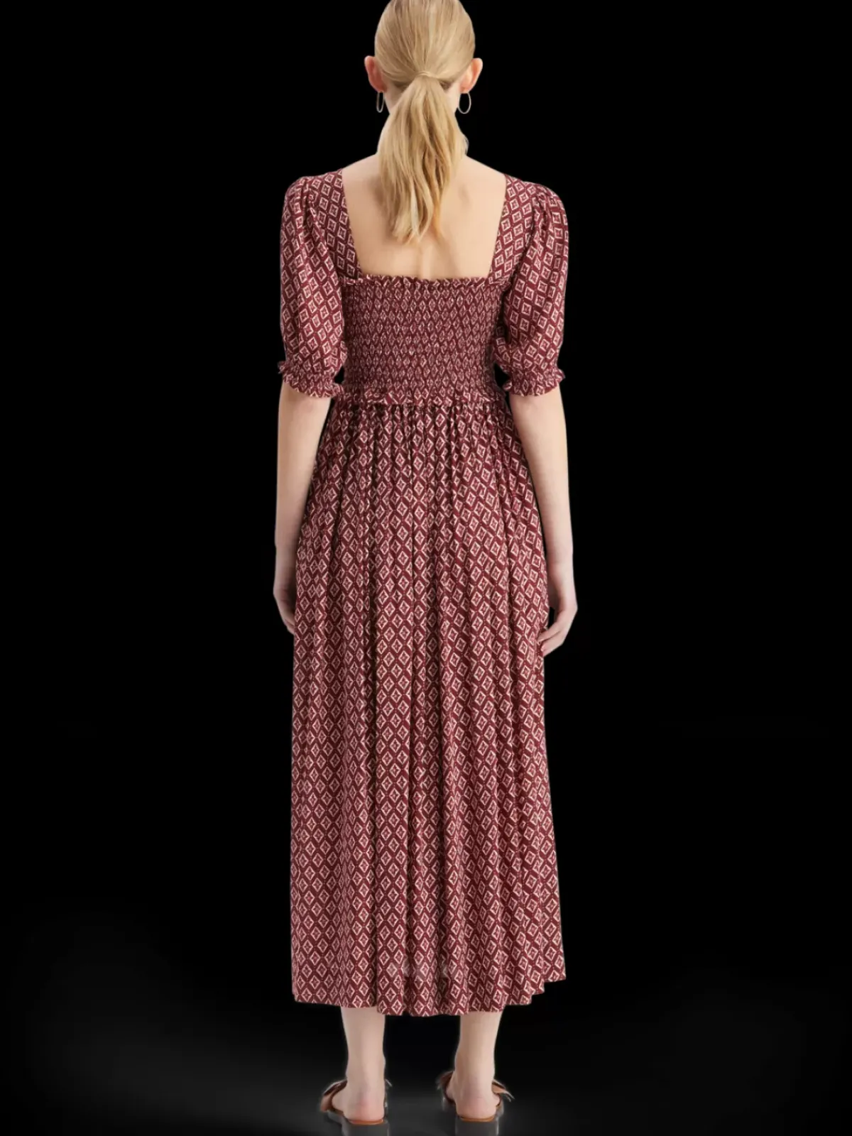 Hot MAXI DRESS WITH SMOCK Women Dresses & Jumpsuits