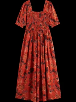 Hot MAXI DRESS WITH SMOCK Women Dresses & Jumpsuits