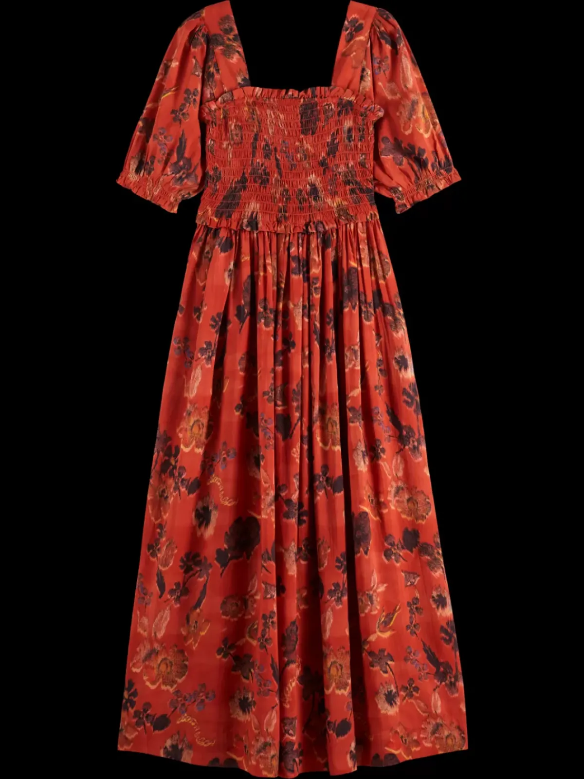 Hot MAXI DRESS WITH SMOCK Women Dresses & Jumpsuits