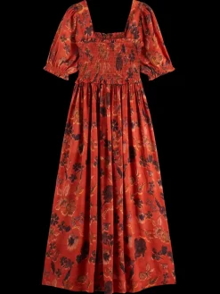 Hot MAXI DRESS WITH SMOCK Women Dresses & Jumpsuits