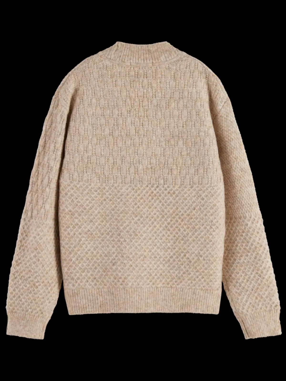 Online MELANGE BLOCKED CARDIGAN Kids Knitwear