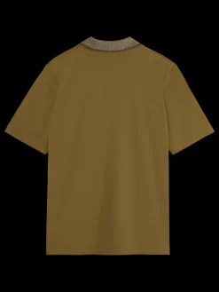 Discount Melange collar polo T-shirts & Polo Shirts