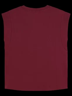Outlet Mercerised t-shirt with shoulder detail Women Tops & T-shirts