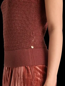 Best METALLIC POINTELLE KNITTED TANK Women Tops & T-shirts