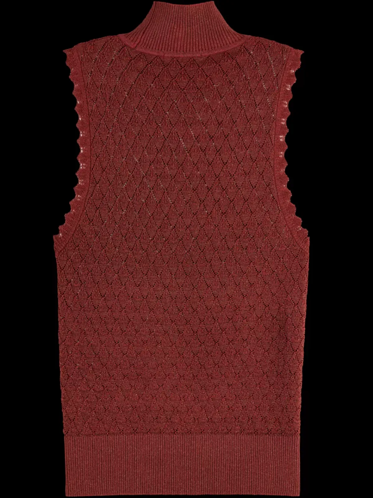 Best METALLIC POINTELLE KNITTED TANK Women Tops & T-shirts