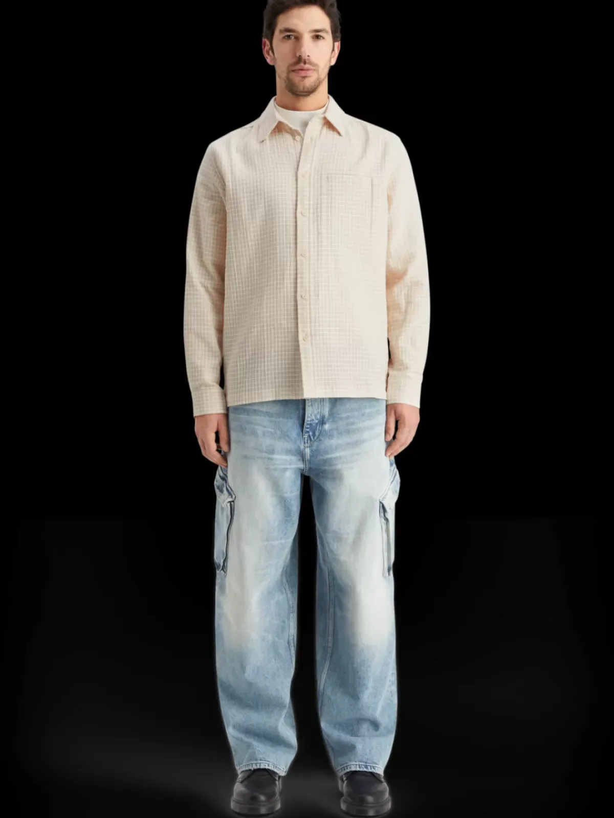 Fashion Micro dobby check shirt Shirts