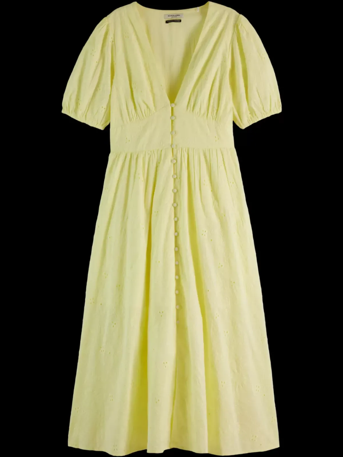 Online MIDI DRESS WITH BRODERIE ANGLAISE Women Dresses & Jumpsuits