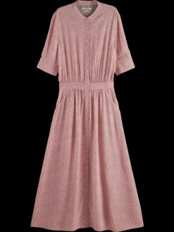 Online MIDI DRESS WITH BUTTON CLOSURE Women Dresses & Jumpsuits