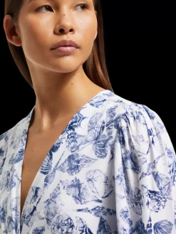 Fashion MIDI WRAP DRESS WITH KNOT DETAIL Women Dresses & Jumpsuits