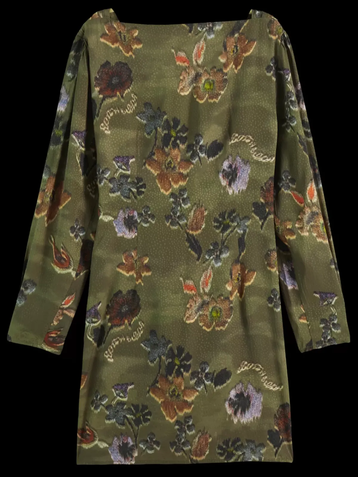 Hot Mini viscose jacquard wrap dress Women Dresses & Jumpsuits