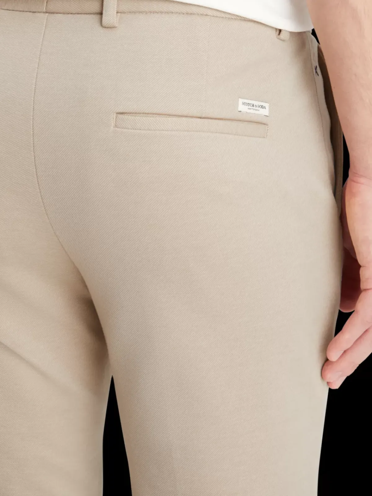 Outlet Mott- jersey slim fit chino Pants