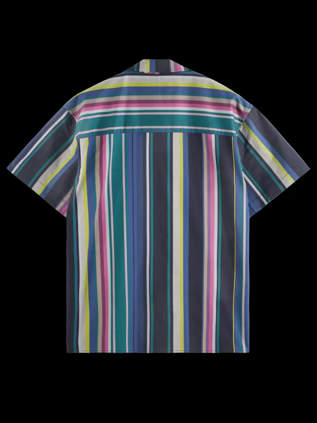 Outlet Multicolour striped fine cotton poplin hawaii shirt Shirts