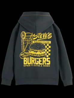 Outlet OVERSIZED ARTWORK ZIP THROUGH HOODIE Kids/BOY Sweatshirts & Hoodies