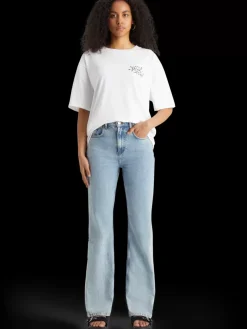 Best Oversized fit t-shirt with front and back artwork Women Tops & T-shirts