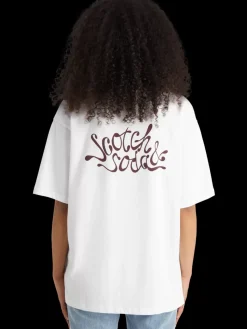 Best Oversized fit t-shirt with front and back artwork Women Tops & T-shirts