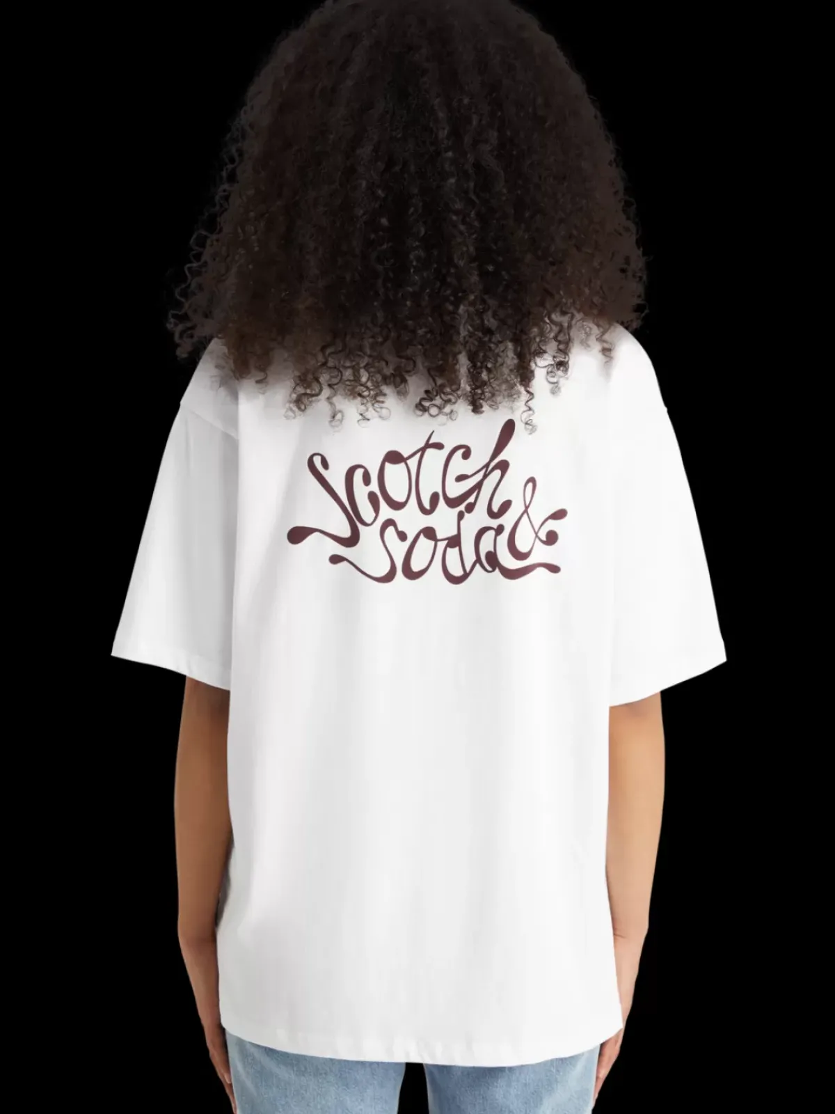 Best Oversized fit t-shirt with front and back artwork Women Tops & T-shirts