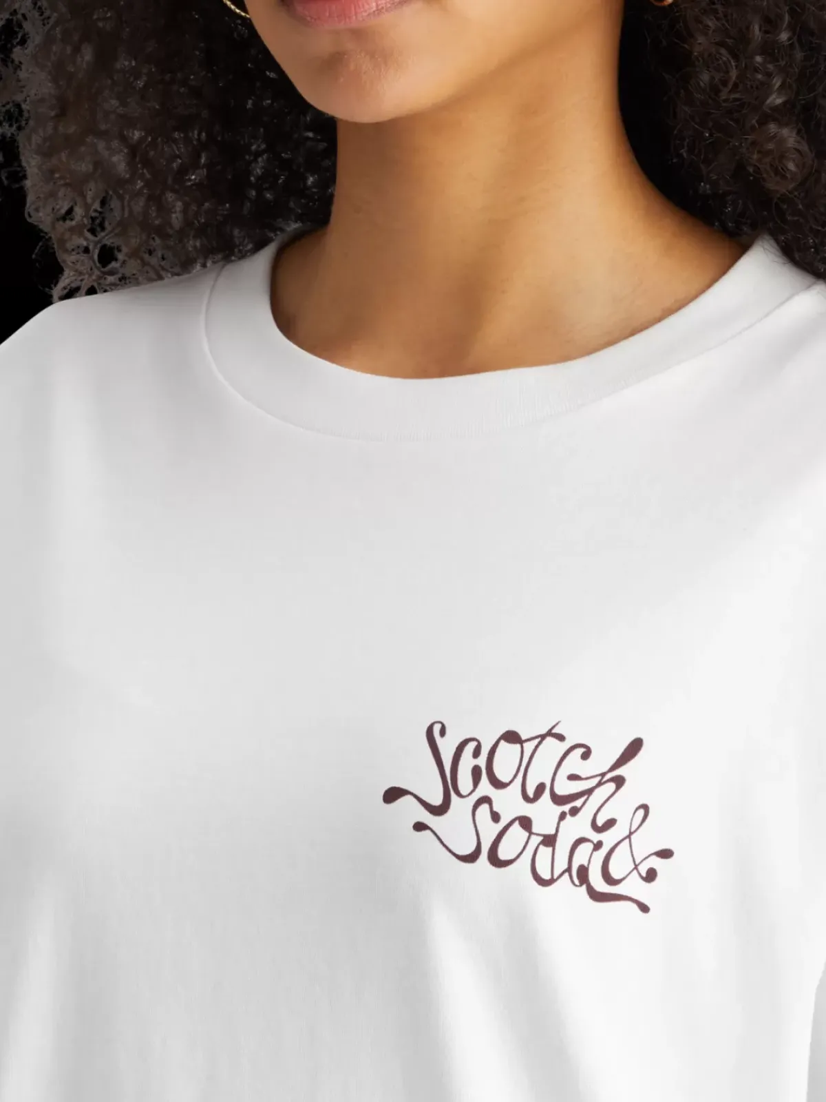 Best Oversized fit t-shirt with front and back artwork Women Tops & T-shirts
