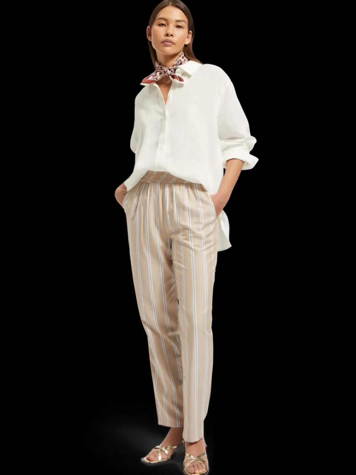 Clearance OVERSIZED LINEN FIT SHIRT Women Tops & T-shirts