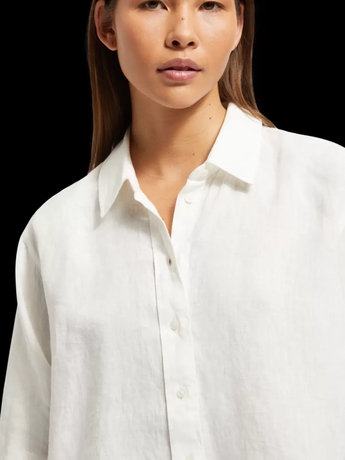Clearance OVERSIZED LINEN FIT SHIRT Women Tops & T-shirts