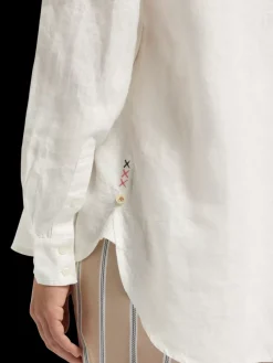 Clearance OVERSIZED LINEN FIT SHIRT Women Tops & T-shirts