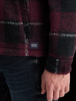Fashion PADDED FLANNEL OVERSHIRT Jackets & Coats