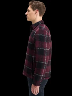 Fashion PADDED FLANNEL OVERSHIRT Jackets & Coats