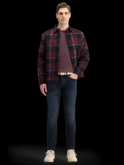 Fashion PADDED FLANNEL OVERSHIRT Jackets & Coats