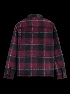 Fashion PADDED FLANNEL OVERSHIRT Jackets & Coats