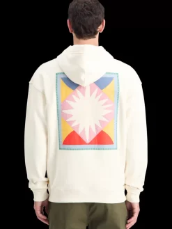 Discount PATCHWORK APPLIQUE ARTWORK HOODIE Sweatshirts & Hoodies